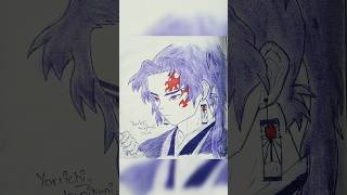 Demon Slayer Pen Art (Week 11)#anime #demon slayer #pen art #shorts