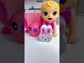 Minnie Mouse & Yellow Shark Pudding Set Toy | Satisfying ASMR Kitchen Unboxing #shorts