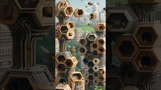 Bee Colony…city life #viral #shortvideo #bee #explorepage #shorts #city