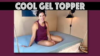 Amazon Basics Cooling Gel Infused Foam Mattress Topper