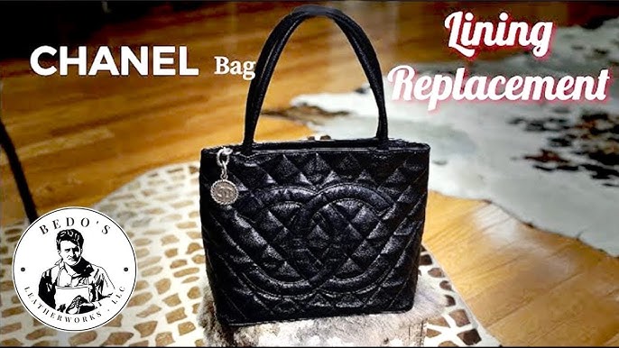 Restoring a SLICED Chanel bag #chanelbag #leatherrestoration #chanel #, chanel  bag