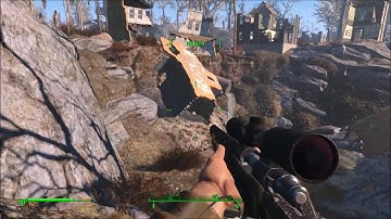 Fallout 4 (Macho Man deathclaw mod)