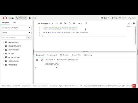How to use SQL COUNT Function in SQL