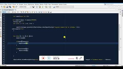calcular mayor y menor de elementos de un arreglos en java netbeans
