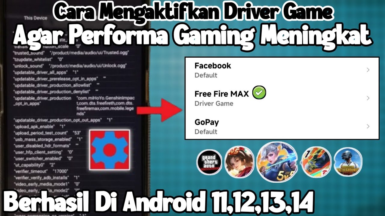 GAME DRIVER‼️Cara Menampilkan Driver Game Di Android 11,12,13,14 - Main ...