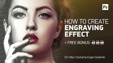Realistic Engraving Effect + FREE Action & Psd - Photoshop Tutorial