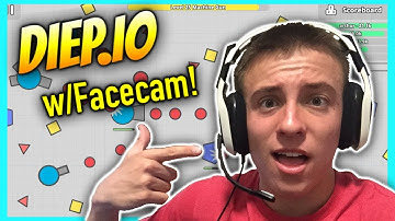 USING A FACECAM! | Diep.io #2