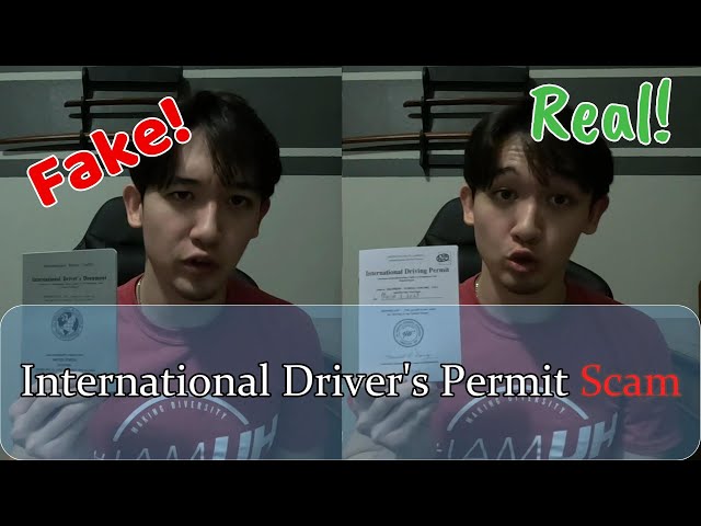 I got Scammed!! 【Getting an International Driver's License】 class=