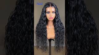 Wet look vs Dry look! 🔥 This water wave wig is everything. 🌊✨ #nadulahair