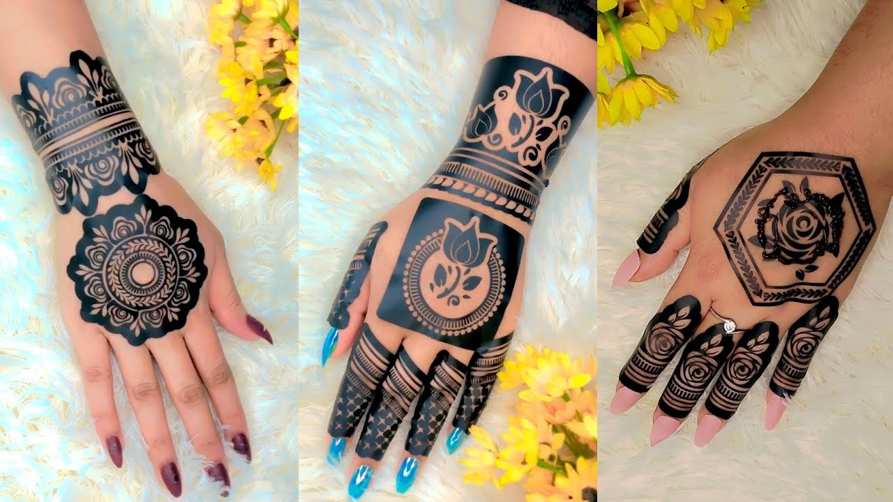 Amazing & Beautiful Mehndi Stencil Design | Elegant Sudanese Mehndi 2025