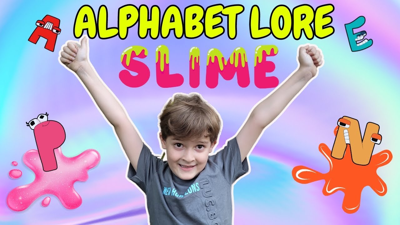 BRUNINHO MAKES ALPHABET LORE LYRICS WITH SLIME 