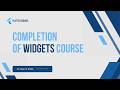 Completion of Widgets Course