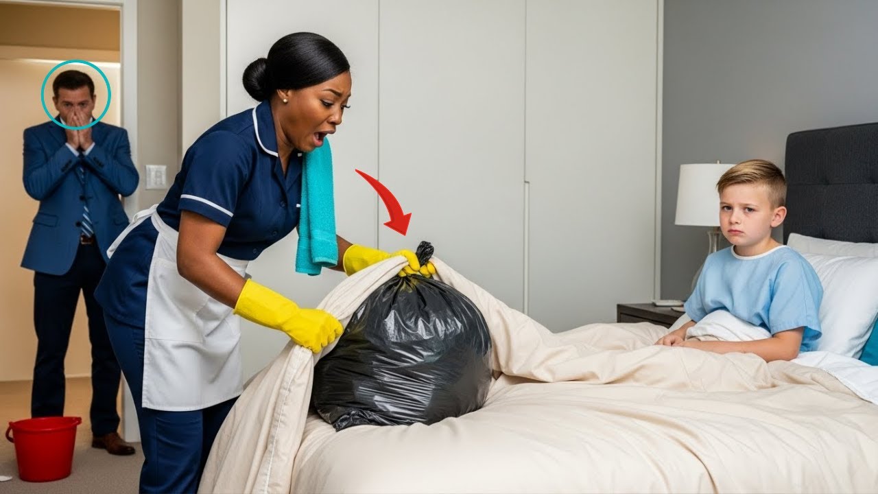 ظل ابن الملياردير مريضًا لمدة 24 شهرًا — حتى عثرت الخادمة على هذا مخبأً في بطانيته