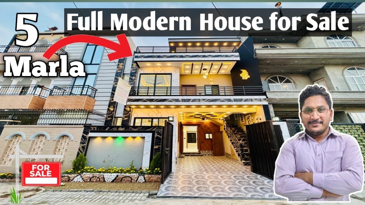 5 Marla brand new beautiful house for sale in ￼Al rehman garden phase 2 Lahore 