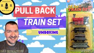 Unboxing a Pull Back Train Set Gifted by My Mom! 🚂