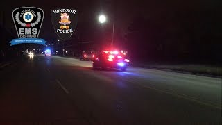 Essex-Windsor EMS & Windsor Police Responding Code 3