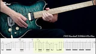 Firehouse - Here For You Guitar Solo Lesson With Tab(Slow Tempo)