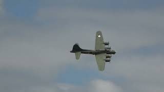 Boeing B17G Sally B @ The Military Air Show Old Warden 2nd July 2023.