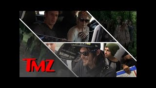"The Walking Dead" Cast Discusses People Burgers! | TMZ