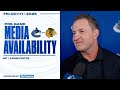 Head Coach Adam Foote Pre-Game Media | Canucks at Blackhawks (Oct 17, 2025)