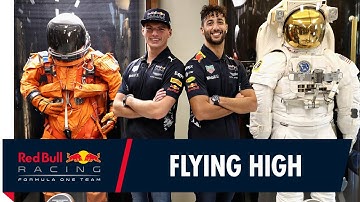 Daniel Ricciardo and Max Verstappen visit NASA