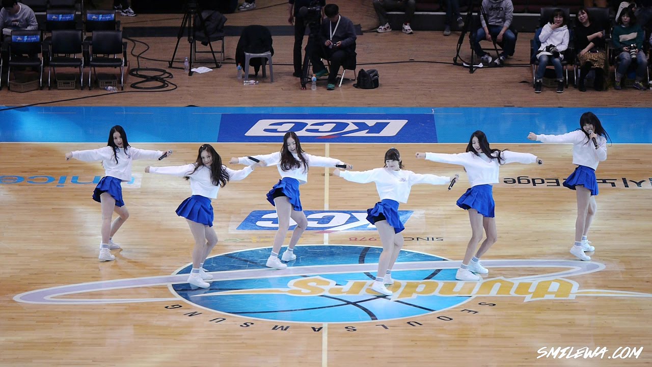 150218 여자친구(GFRIEND) - White (하얀마음) @프로농구 축하공연 직캠/Fancam by -wA-