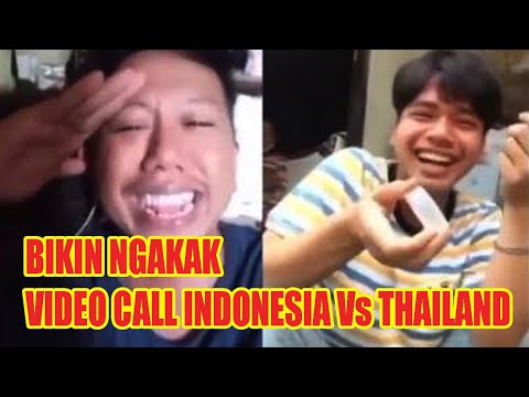 Lucu Tiga Pemuda Video Call Indonesia Thailand Ngakak