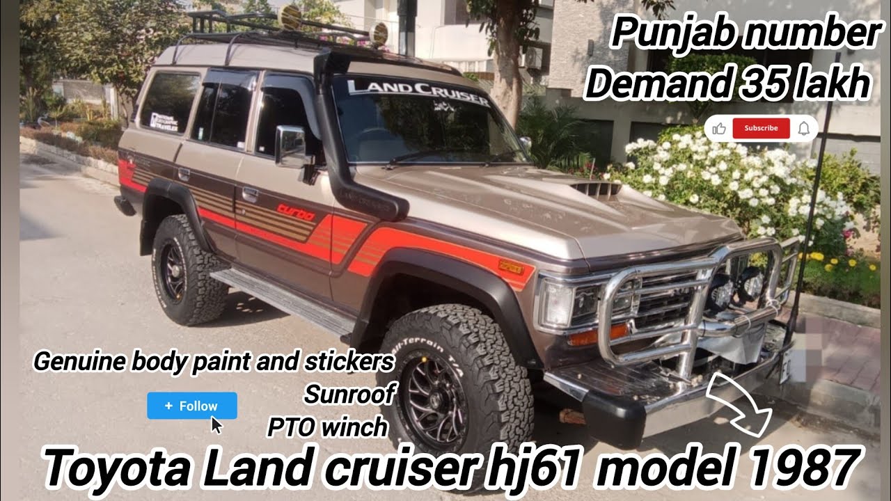 Toyota Land cruiser hj61 model 1987||For sale in Islamabad 