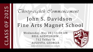 2025 John S Davidson Fine Magnet School Commencement Exercises