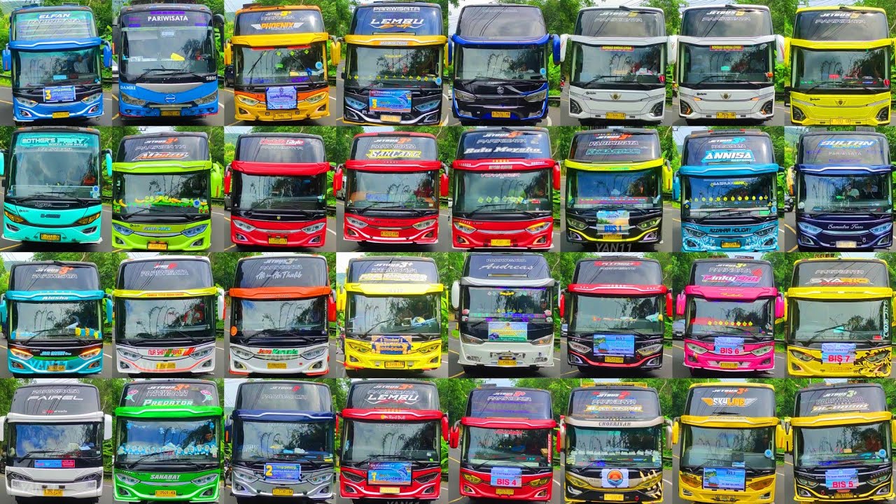 KUMPULAN KLAKSON TELOLET BASURI TERBARU 2206 DAMRI,ANNISA,LEMBU & BUS LAINYA RAMAI KONVOI BARENGAN 