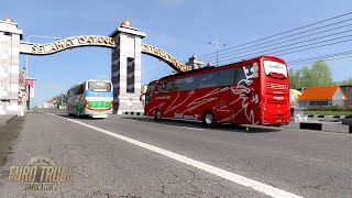 Juragan99 Jemput Turis di Gunung Kidul | ETS2 MOD BUS INDONESIA screenshot 4