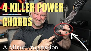 4 Killer Power Chords in A Minor (Metal Song Jai Yen Yen - Part 1)