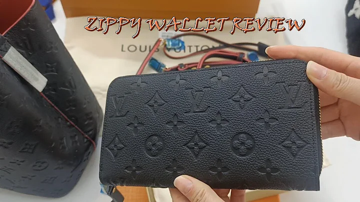 LOUIS VUITTON Zippy Wallet Review 2023 - Monogram Empreinte leather Wallet Unboxing