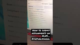 How to submit assignment for your virtual student! 🧠💪🏾