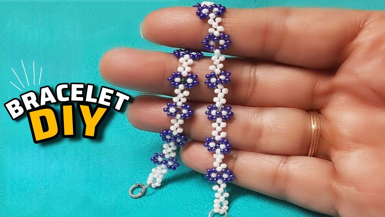 How to Make Beaded Bracelet, Jewelry Making Tutorial, Beads Bracelet ...
