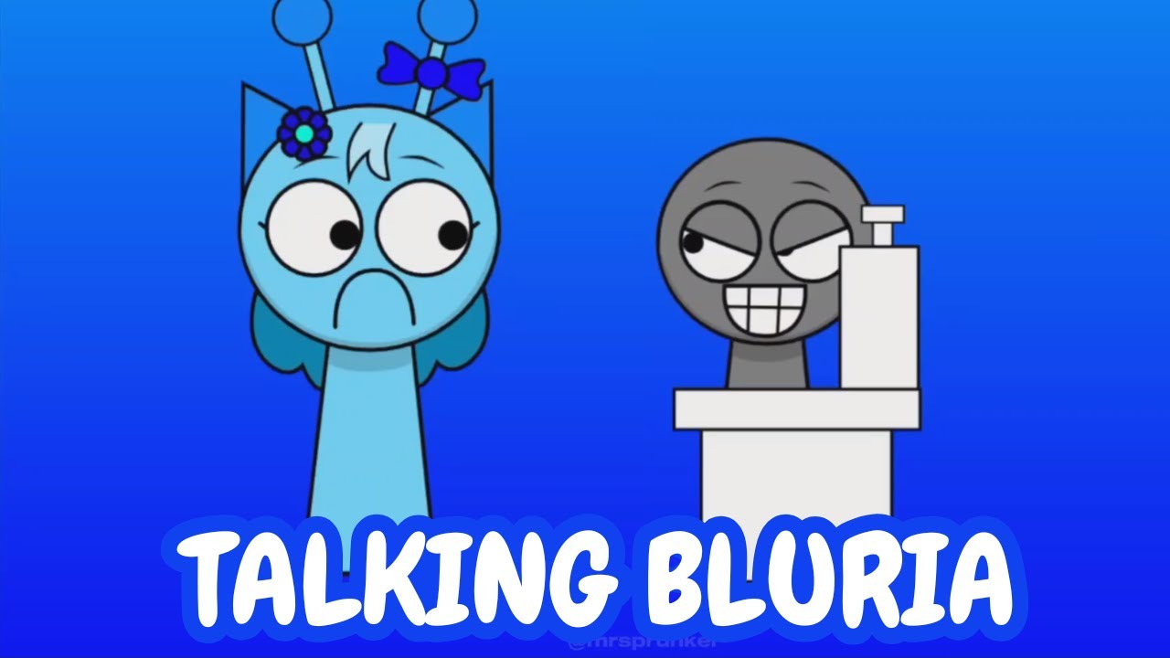 NEW Bluria TALKING Game! Sprunki Talking Bluria