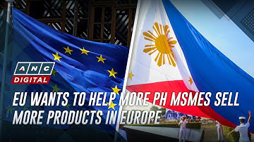 EU wants to help more PH MSMEs sell more products in Europe | ANC