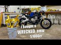 BMW S1000rr Wrecked Bike Rebuild ( PT. 1 Teardown/Inspection)
