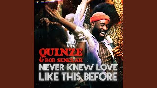 Never Knew Love Like This Before - QUINZE & Bob Sinclar