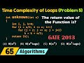 Time Complexity of Loops (Solved Problem 5)