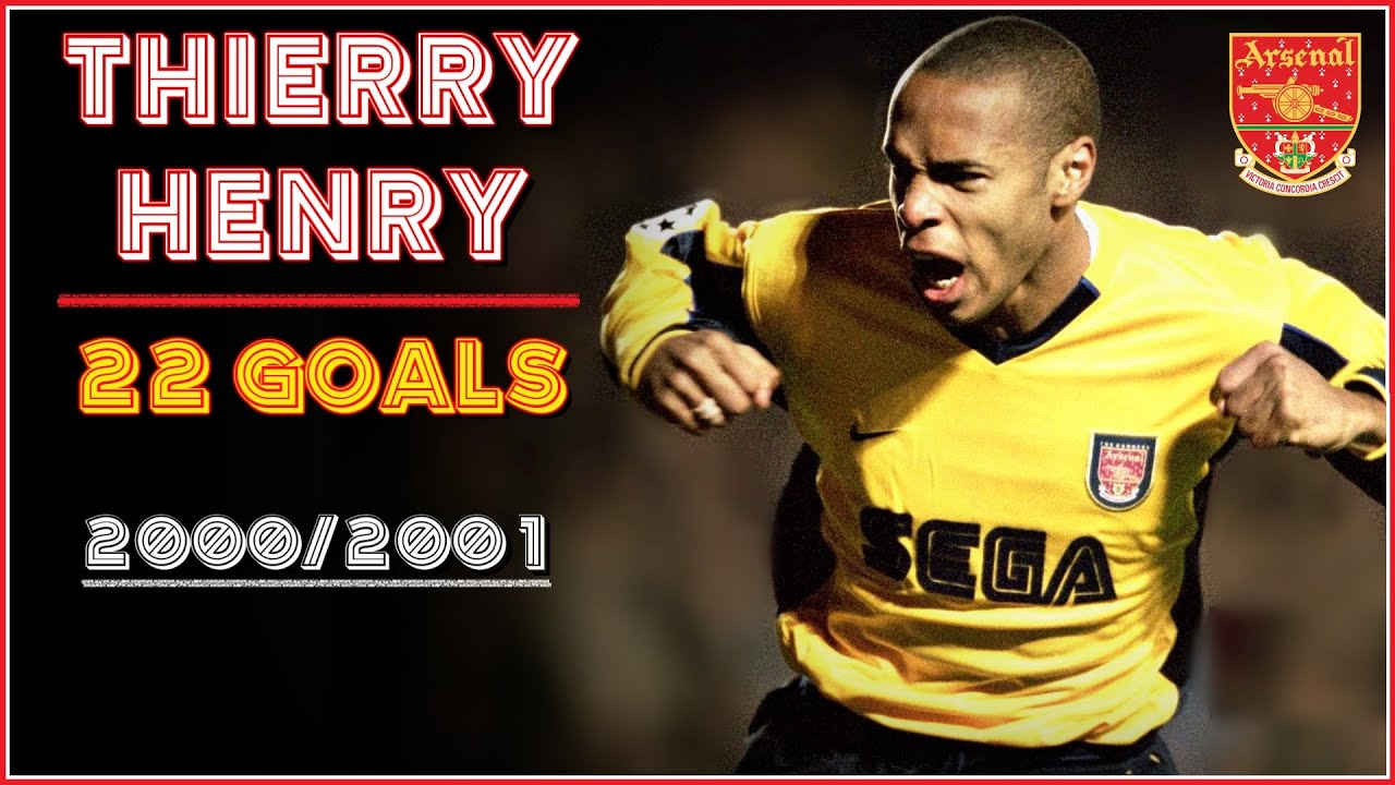 Thierry HENRY ➥ All 22 Goals of 2000/2001 | Arsenal [HD]