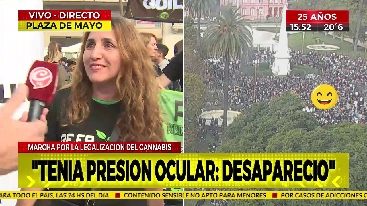Marcha en reclamo por la legalización del cannabis - YouTube