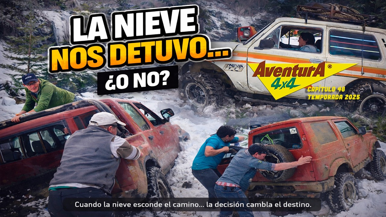 4x4 ATRAPADOS EN LA NIEVE en KURA REWE | Rescates, Decisiones y Ruta Extrema en Chile Aventura 4x4