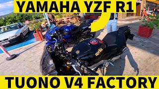 Yamaha R1 Ve Tuono V4 Factory İle Vi̇rajlarin İçi̇nden Geçti̇k