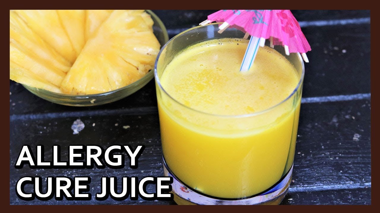 How to make Allergy Cure Juice | Treat all Allergies with this Natural Juice | Healthy Kadai