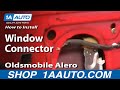 How to Replace Window Regulator Sash Connectors 1999-2004 Oldsmobile Alero