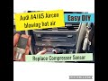 Audi A4/ A5 Aircon Pressure/ Compressor Sensor Replace/ Aircon blowing hot air/ Car AC problems/ DIY