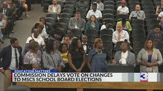 Commission delays vote on changes to MSCS school board elections
