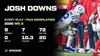 Josh Downs: Every Touch of 2026 Week 2 | Full Film Compilation