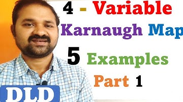 Vier-variabele Karnaugh-kaart Deel 1 | 4 - Variabele K-kaart | Vereenvoudiging van Booleaanse uit...